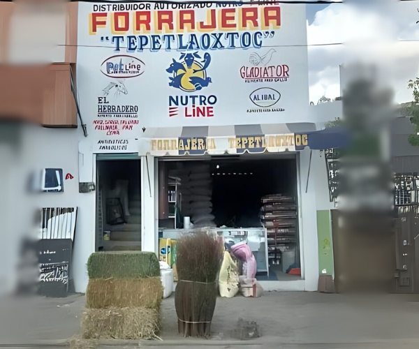 Forrajera Tepetlaoxtoc en Tepetlaoxtoc de Hidalgo, México.