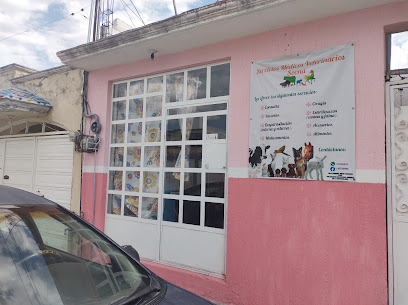 Tienda de animales Soona "Servicios Médicos Veterinarios".