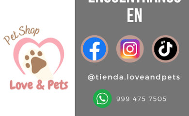 Tienda de productos para mascotas Love & Pets