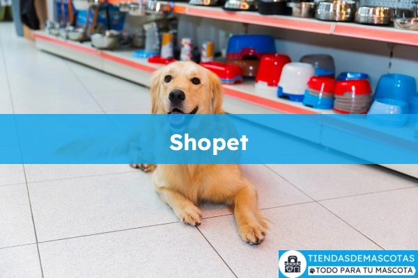 Tienda de productos para mascotas Shopet